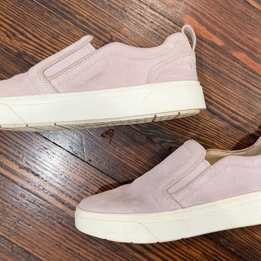 Vionic Kimmie Slip On Sneaker Mist Suede Womens Sz 6.5 Comfort Walking Shoes - Picture 3 of 8